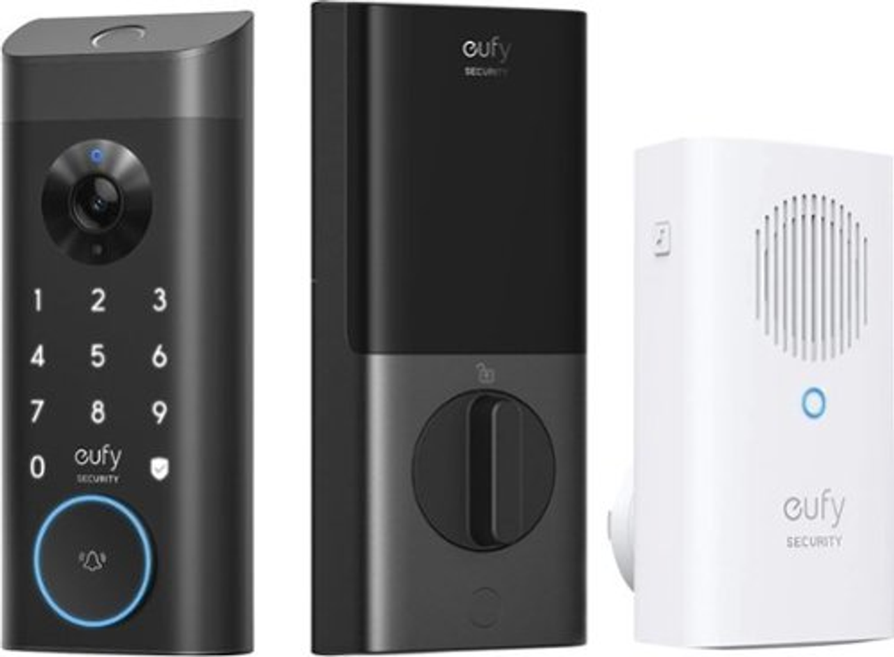 eufy Security - Video Smart Lock E330 with Chime - Light Gray