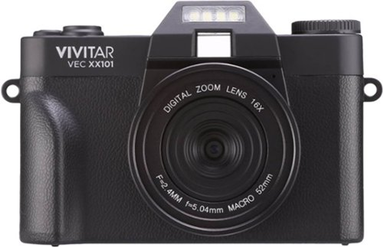 Vivitar 4K Point and Shoot Digital Camera - Black