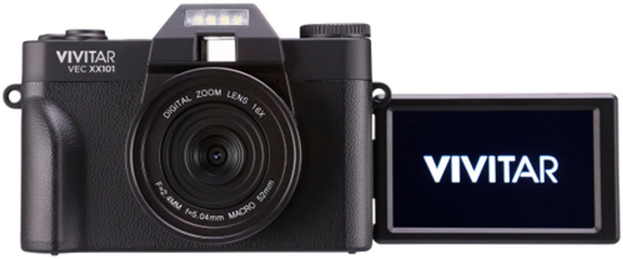 Vivitar 4K Point and Shoot Digital Camera - Black