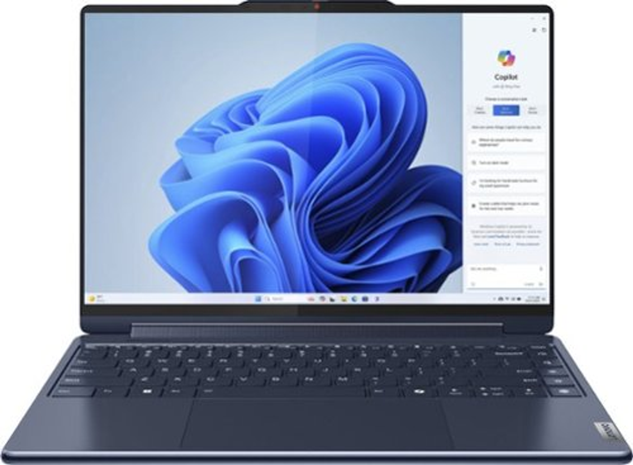 Lenovo - Yoga 9i 2-in-1 14" 2.8K OLED Touch Laptop with Pen - Intel Core Ultra 7 155H with 16GB Memory - 1TB SSD - Cosmic Blue