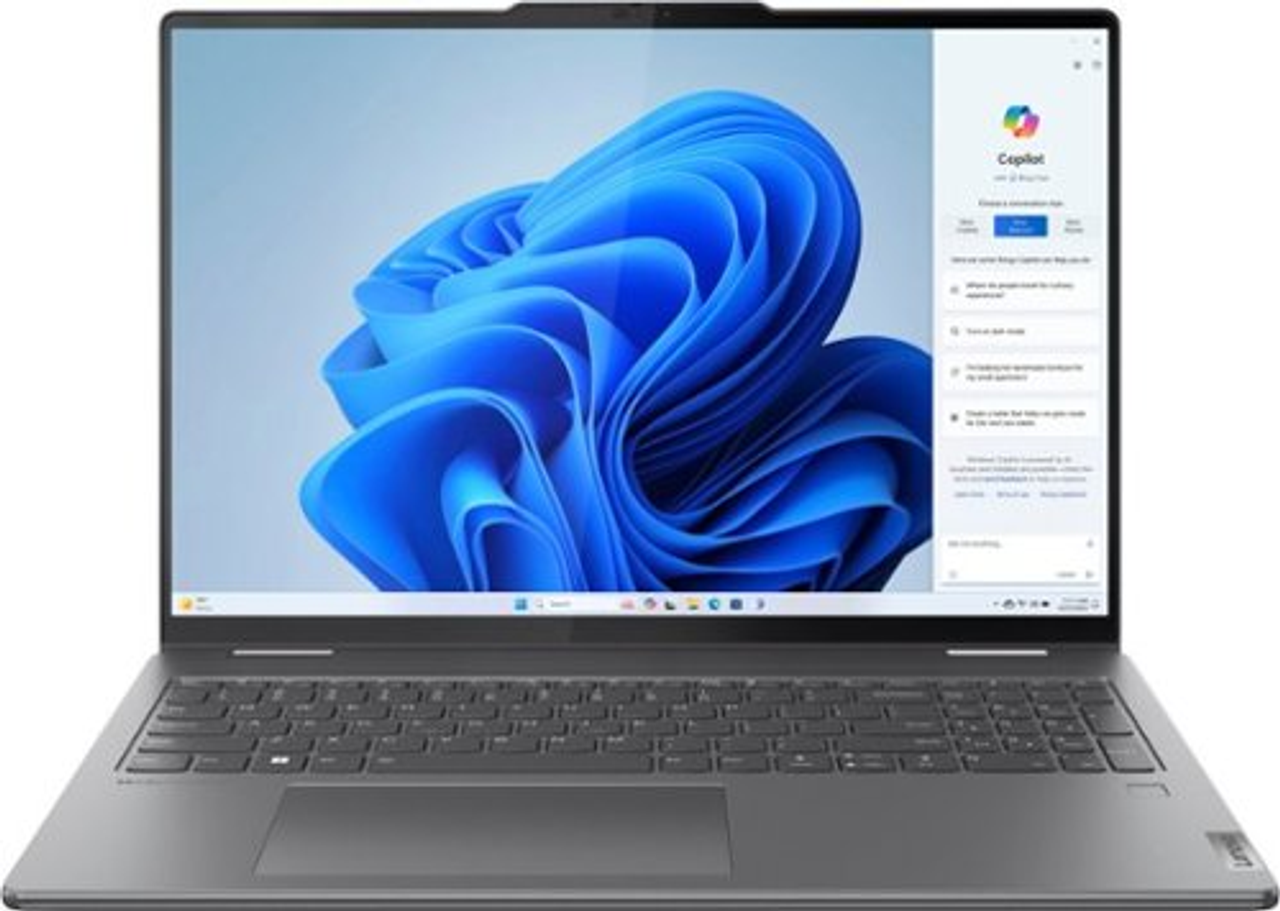 Lenovo - Yoga 7i 2-in-1 16" 2K Touchscreen Laptop - Intel Core Ultra 7 155U with 16GB Memory - 1TB SSD - Storm Grey
