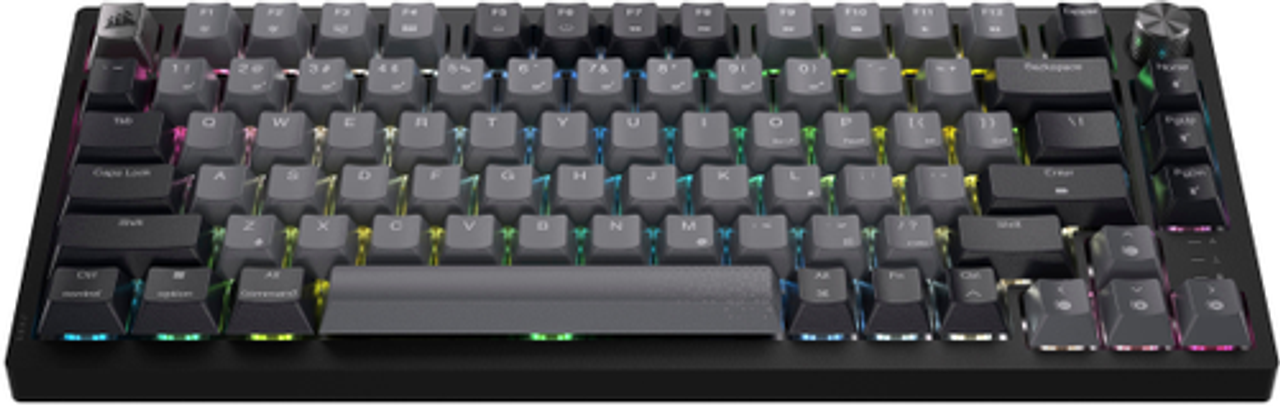 CORSAIR - K65 PLUS WIRELESS 75% RGB Mechanical Gaming Keyboard - Black/Gray