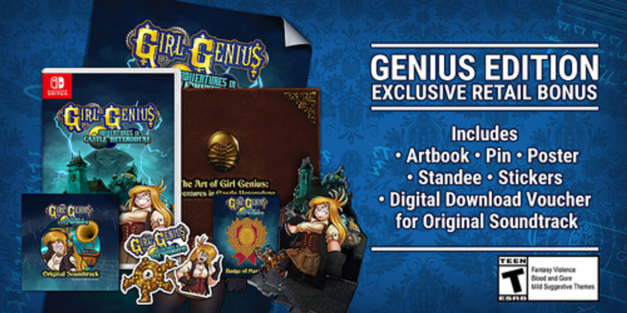 Girl Genius: Adventures in Castle Heterodyne-Genius Edition - Nintendo Switch