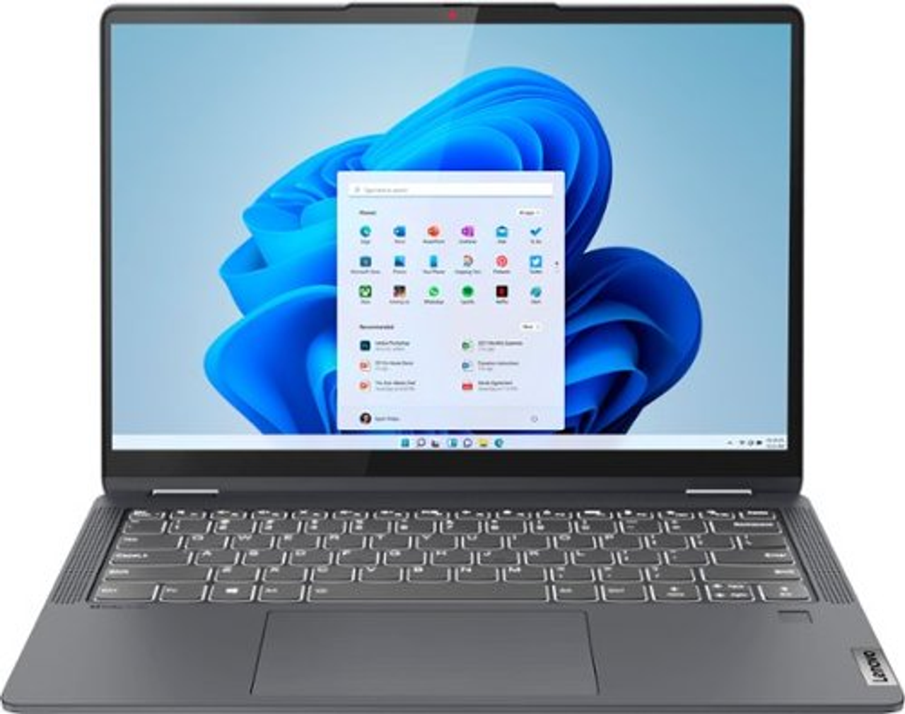 Lenovo Flex 5i 14" Laptop - Intel Core i5-1215U with 8 GB Memory - Intel Iris Xe Graphics - 512GB SSD - Storm Grey