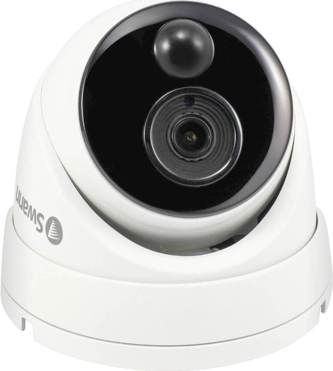 Swann - Indoor/Outdoor 1080p Wired Dome Surveillance Camera - White