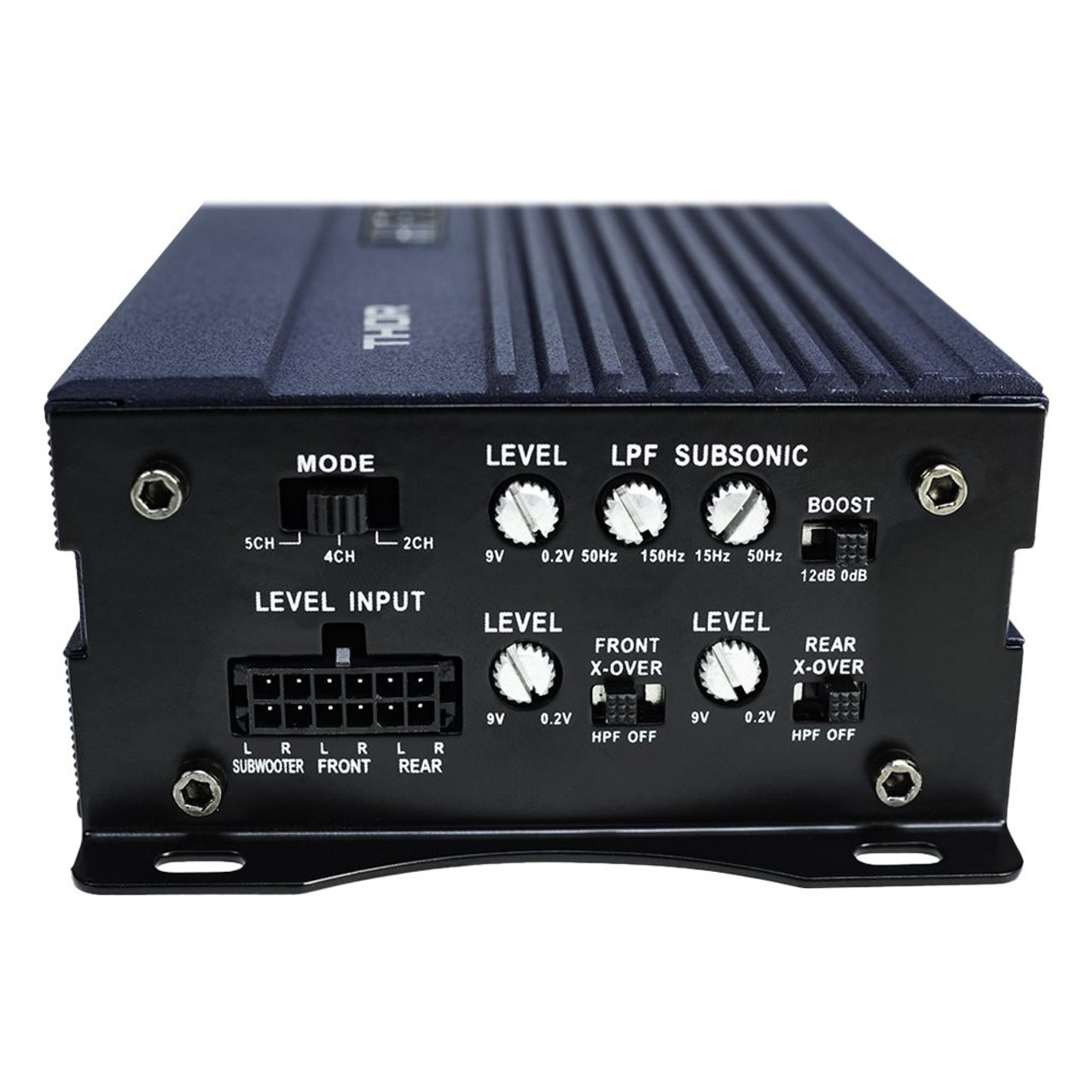 Hifonics - Thor 600W Class D Digital Multichannel MOSFET Amplifier with Variable Low-Pass Crossover - Black