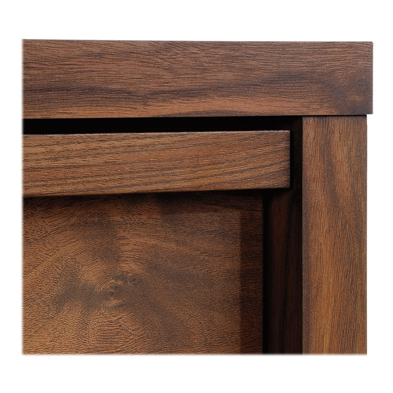 Sauder - Harvey Park Collection 4-Drawer Dresser - Grand Walnut