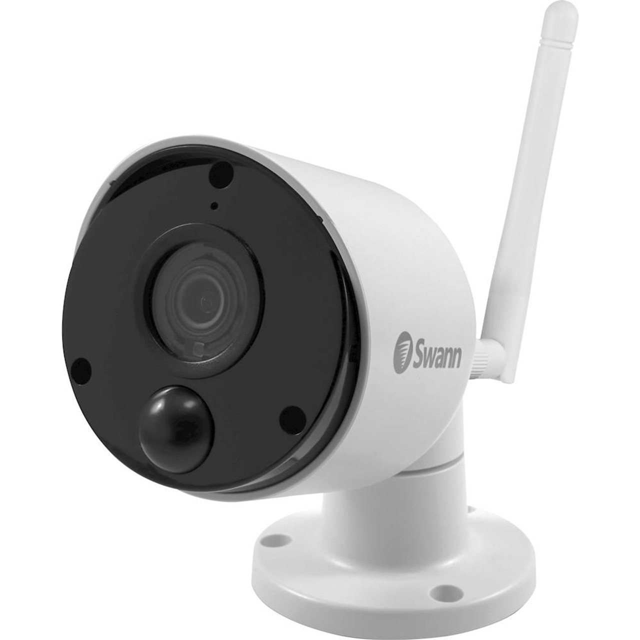 Swann - Indoor/Outdoor 1080p Wi-Fi Wireless Surveillance Camera - White
