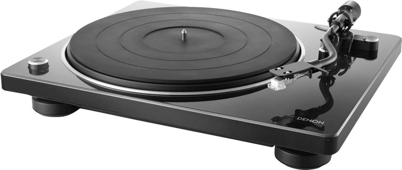 Denon - DP Stereo Turntable - Black