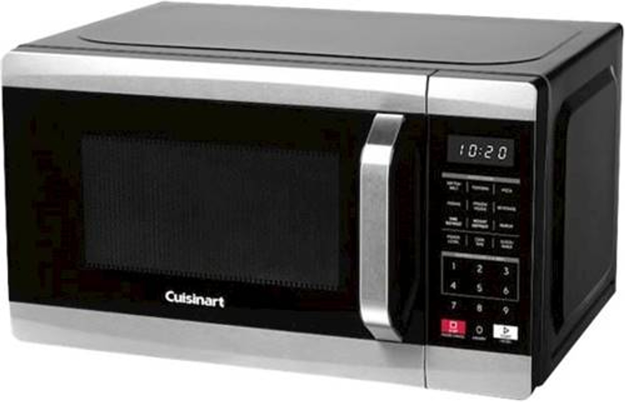 Cuisinart - 0.7 Cu. Ft. Microwave - Black/Stainless