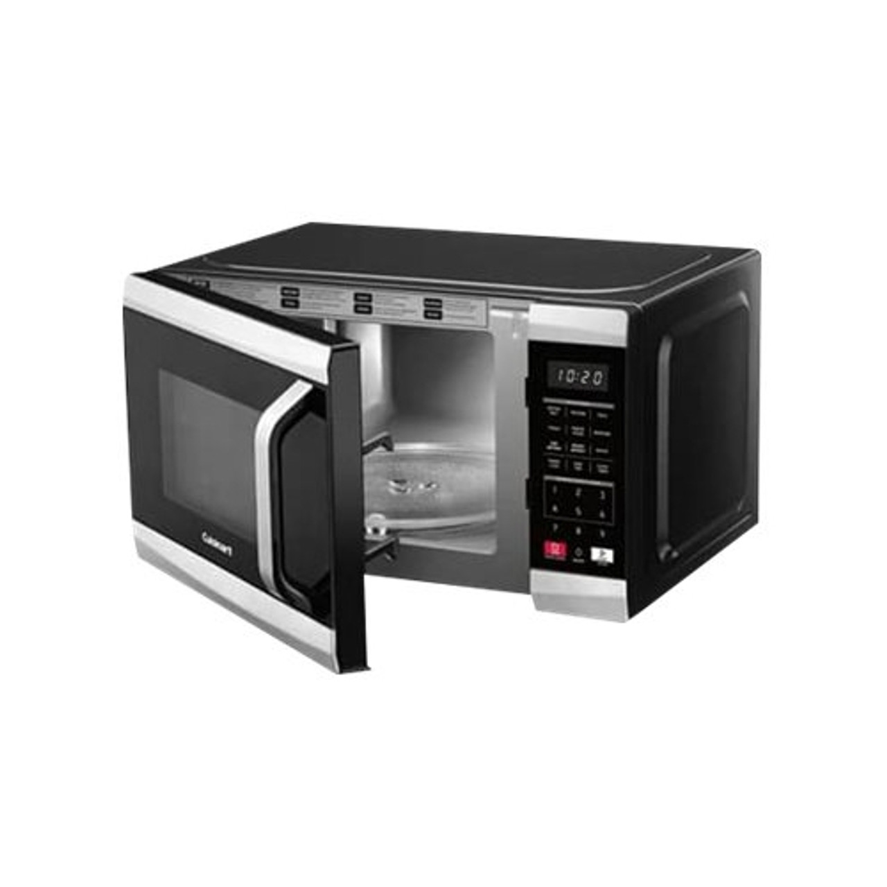 Cuisinart - 0.7 Cu. Ft. Microwave - Black/Stainless