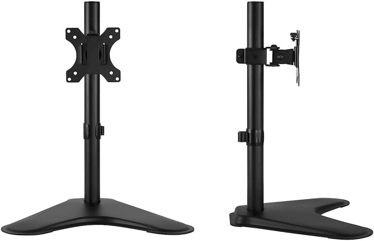 Mount-It! - Single Monitor Desk Stand - Black