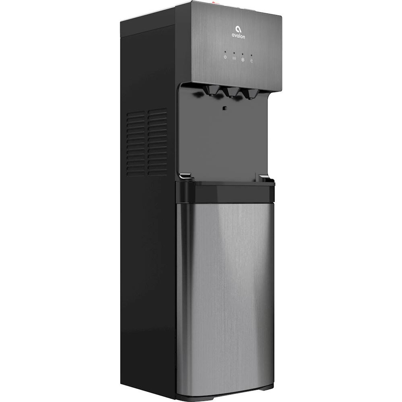 Avalon - A3 Bottom-Loading Bottled Water Cooler - Black stainless steel