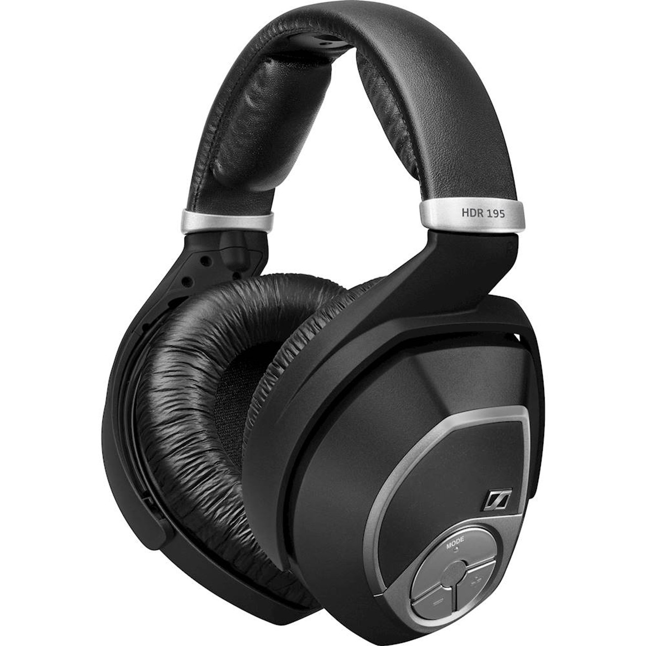 Sennheiser - RS 195 RF Wireless Over-the-Ear Headphones - Black