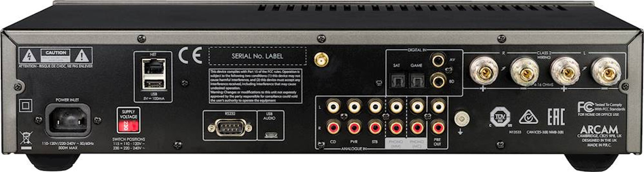 Arcam - HDA 2.0-Ch. Intelligent Integrated Amplifier - Gray
