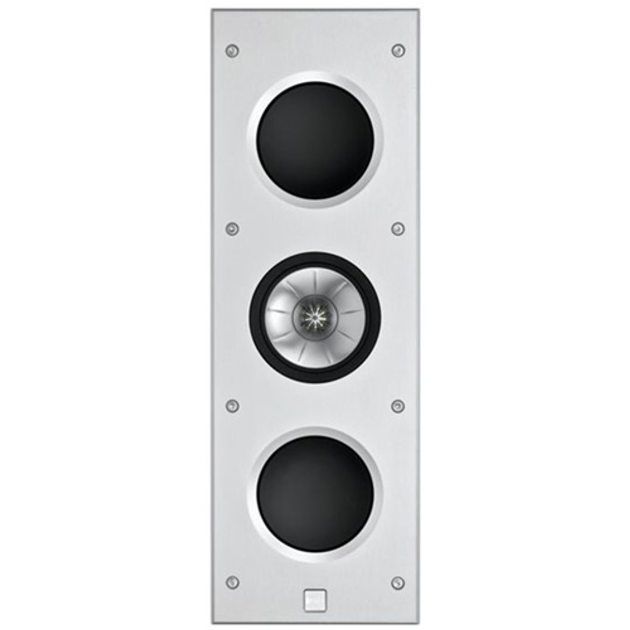 KEF - Ci R Series Dual 6-1/2" Passive 3-Way In-Wall Speaker (Each) - White