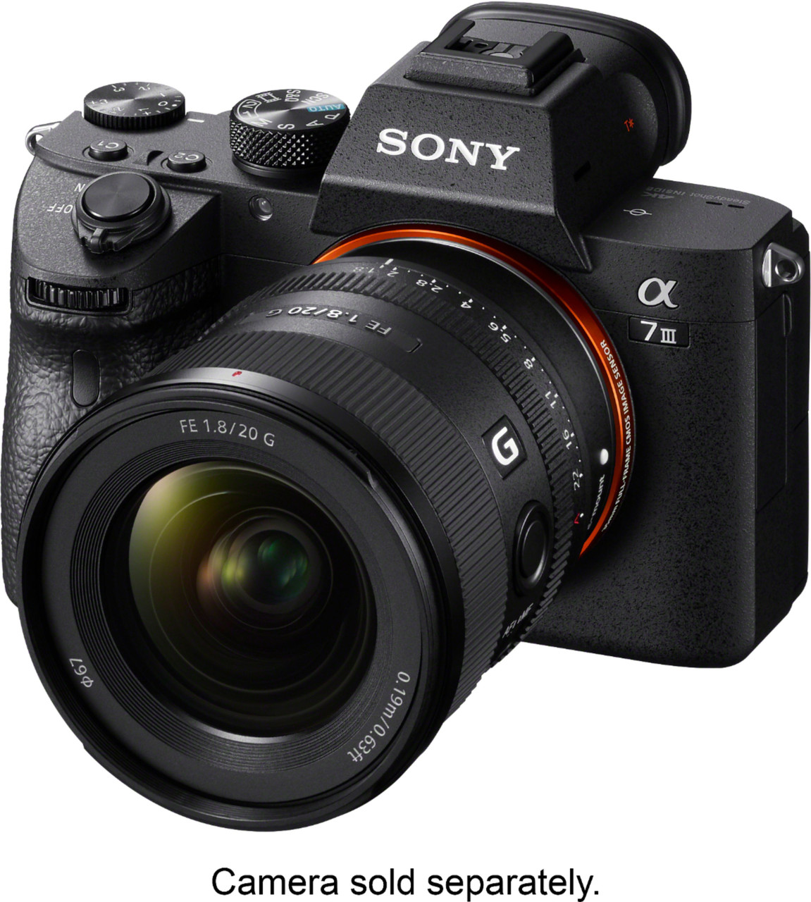 Sony - FE 20mm f/1.8 G Ultra Wide Angle Prime Lens for Sony E-mount Cameras