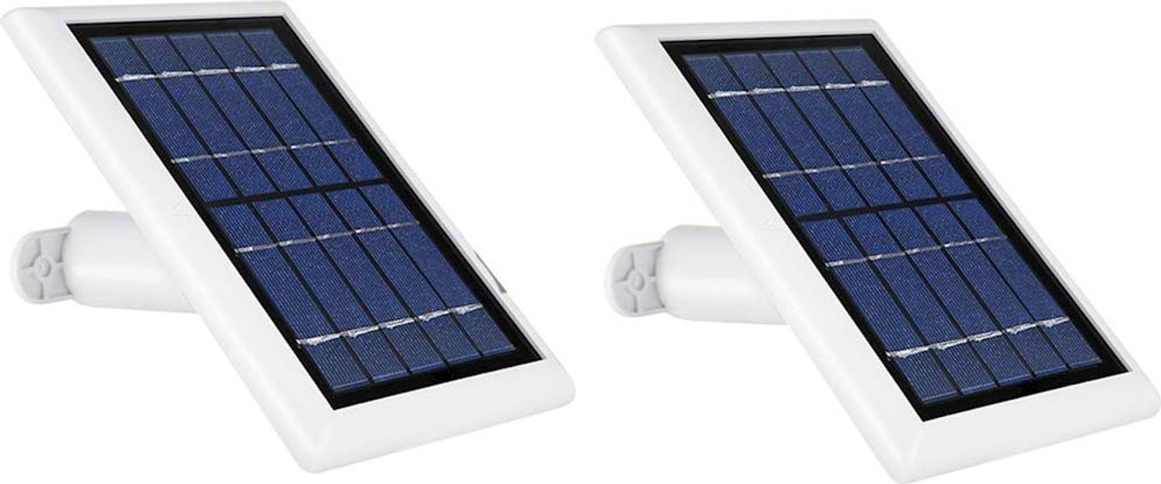 Wasserstein - Solar Panel for Arlo Ultra and Arlo Pro 3 Surveillance Cameras (2-Pack) - White
