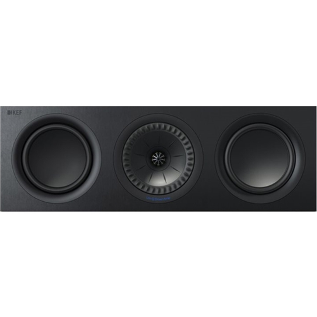 KEF - Q Series 6.5" 2.5-Way Center-Channel Speaker - Satin Black