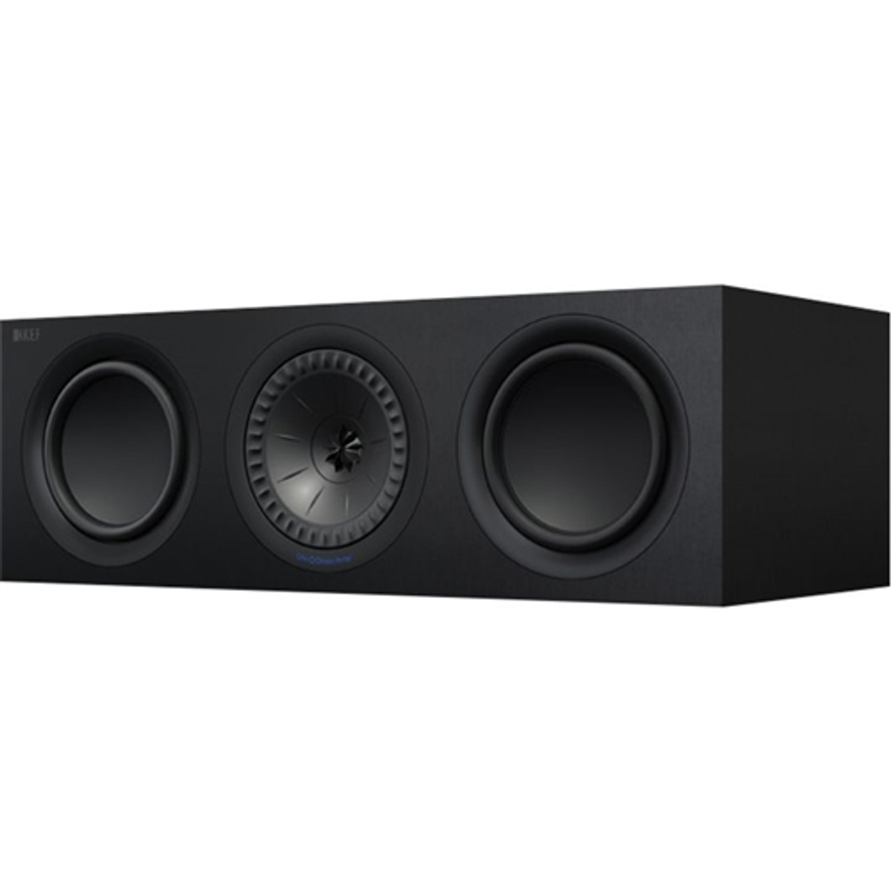 KEF - Q Series 6.5" 2.5-Way Center-Channel Speaker - Satin Black