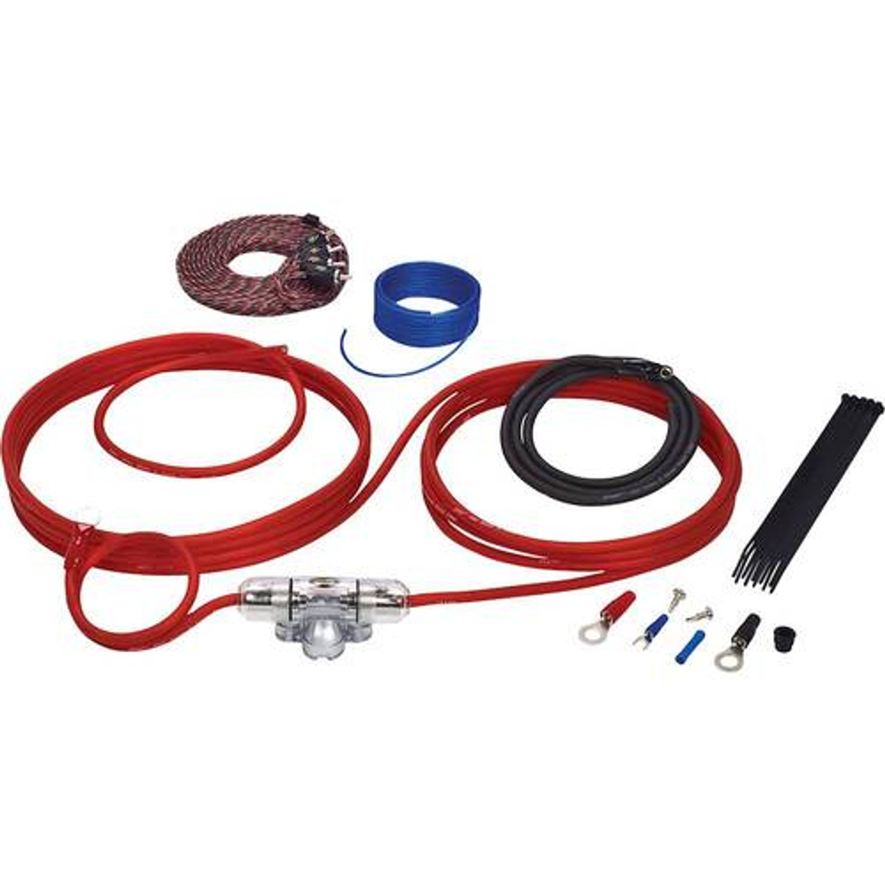 Stinger - 4000 Series 8GA Complete Amplifier Wiring Kit - Red