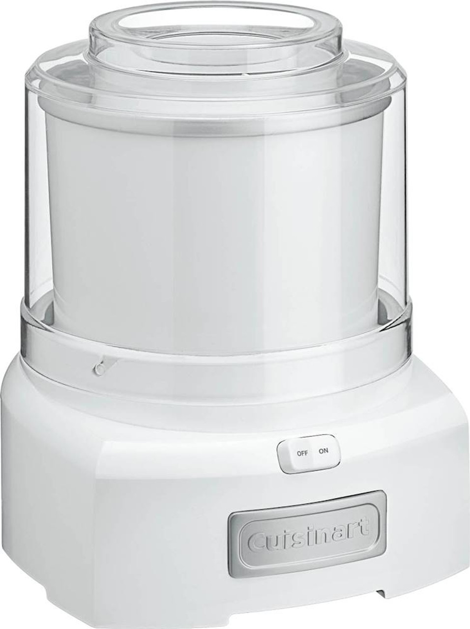 Cuisinart - 1.5-Quart Ice Cream and Sorbet Maker - White