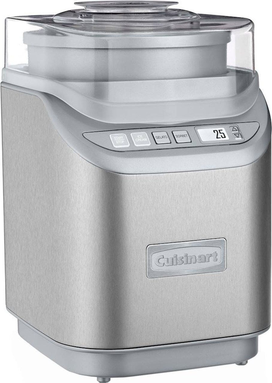 Cuisinart - Cool Creations 2-Quart Ice Cream Maker - Brushed Chrome