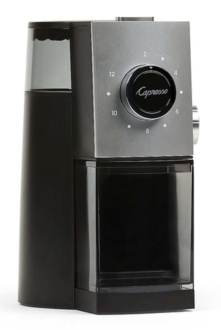 Capresso - Grind Select Coffee Burr Grinder - Black/Silver