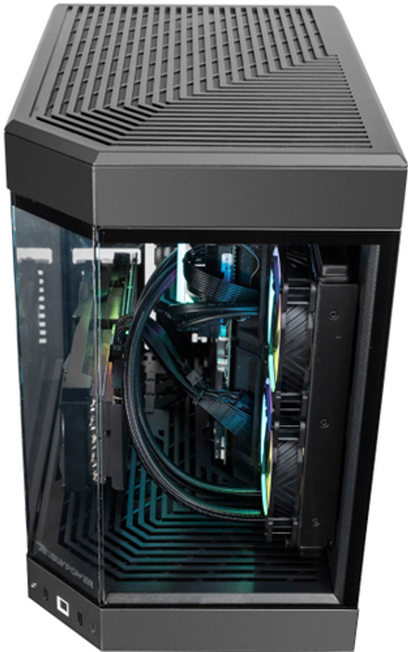 iBUYPOWER Y60 Black Gaming Desktop PC - Intel Core i7 14700KF - NVIDIA GeForce RTX 4070 12GB - 32GB DDR5 RAM - 2TB NVMe - Black