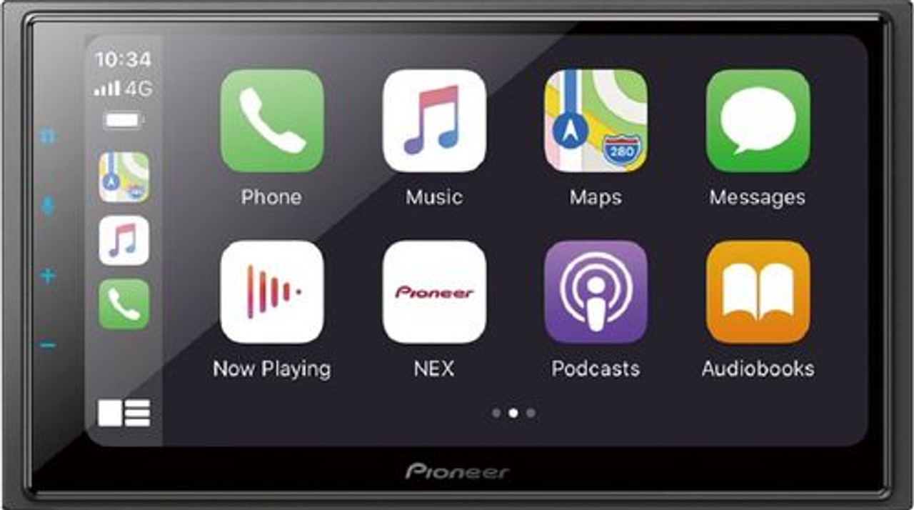 Pioneer - 6.8" - Android Auto/Apple® CarPlay™ - Built-in Bluetooth - Digital Media Receiver with Alexa Built-In - Black