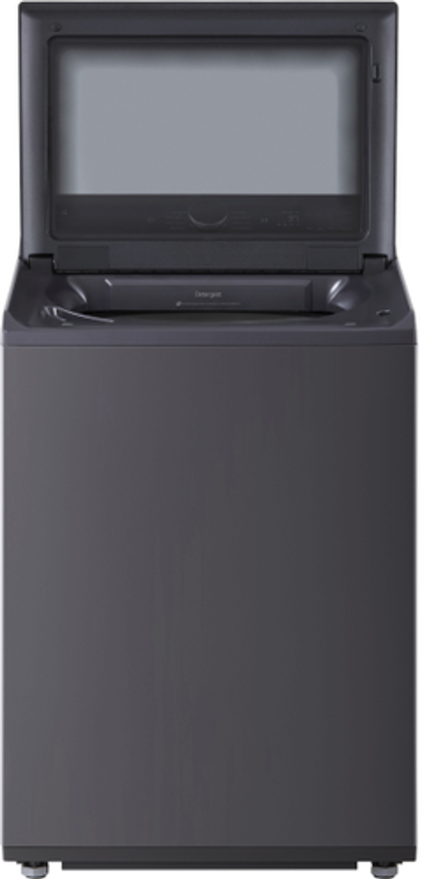 LG - 5.3 Cu. Ft. High Efficiency Smart Top Load Washer with TurboWash3D Technology - Matte Black