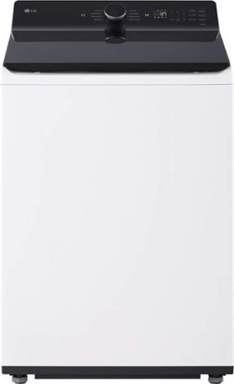 LG - 5.3 Cu. Ft. High Efficiency Smart Top Load Washer with TurboWash3D Technology - Alpine White
