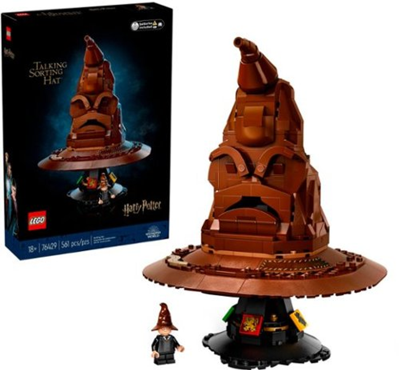 LEGO - Harry Potter Talking Sorting Hat Build and Display Set 76429