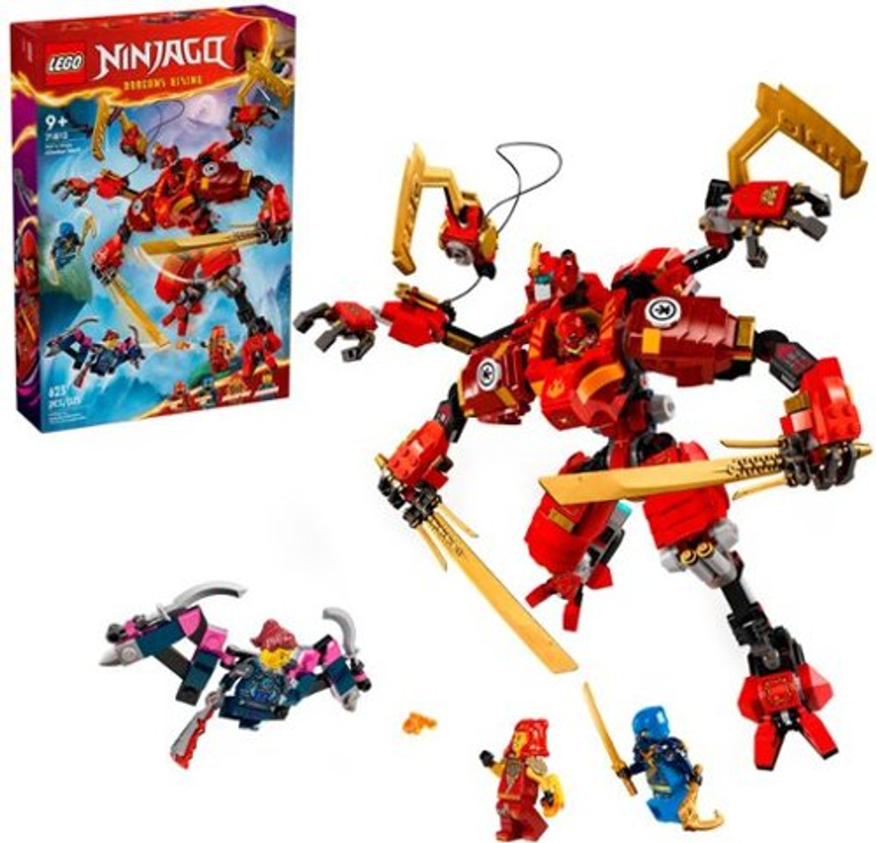 LEGO - NINJAGO Kai’s Ninja Climber Mech Ninja Gift Toy Set 71812