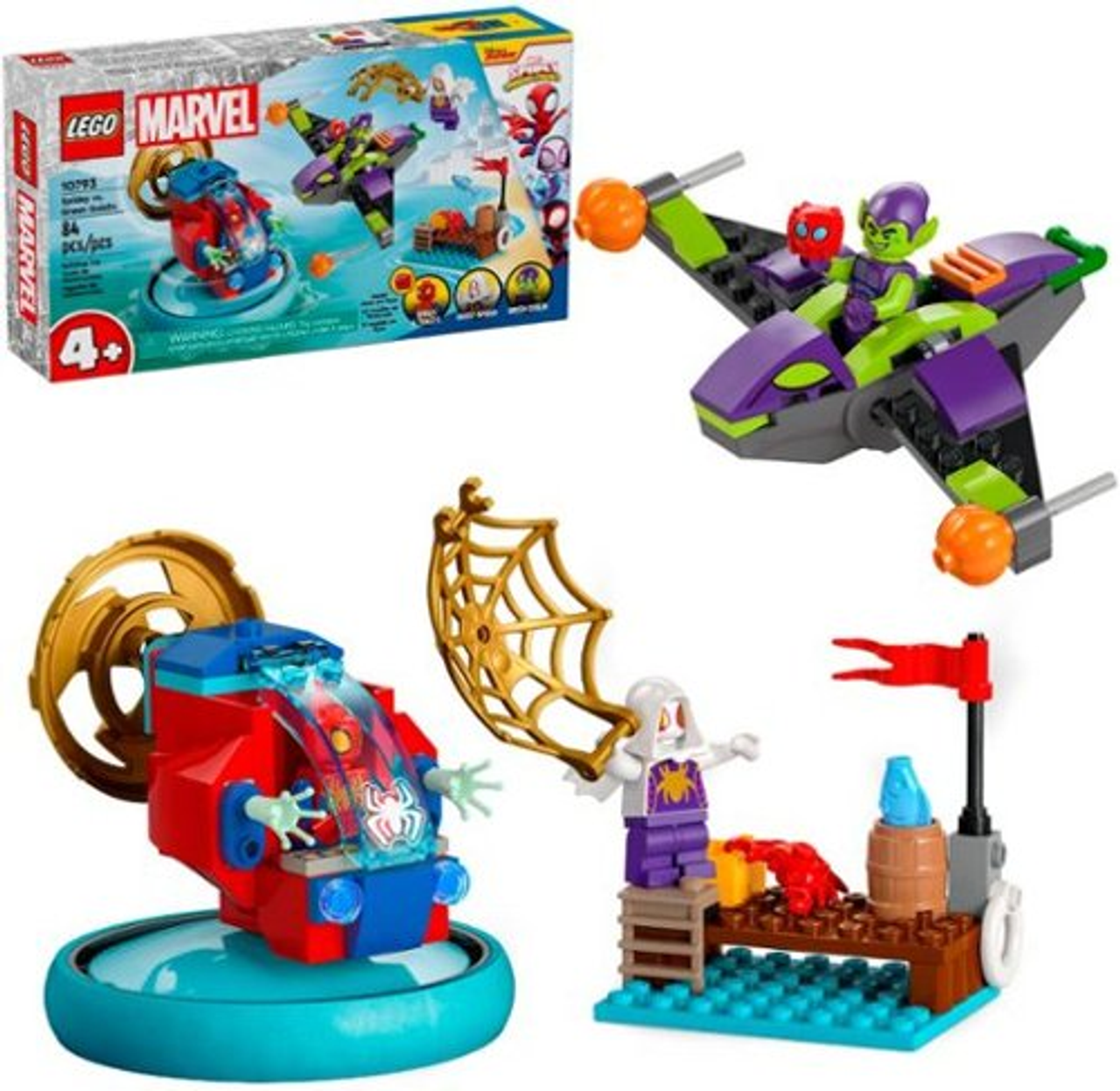 LEGO - Marvel Spidey vs. Green Goblin Super Hero Toy 10793