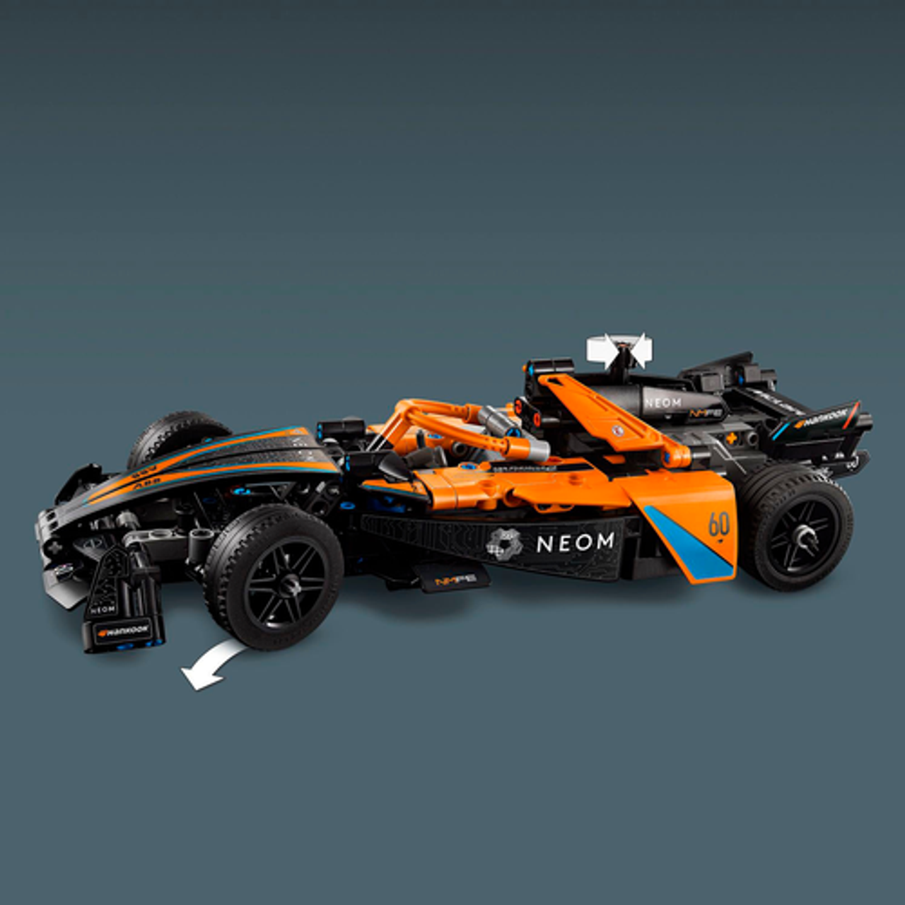 LEGO - Technic NEOM McLaren Formula E Race Car Toy and Birthday Gift Idea 42169