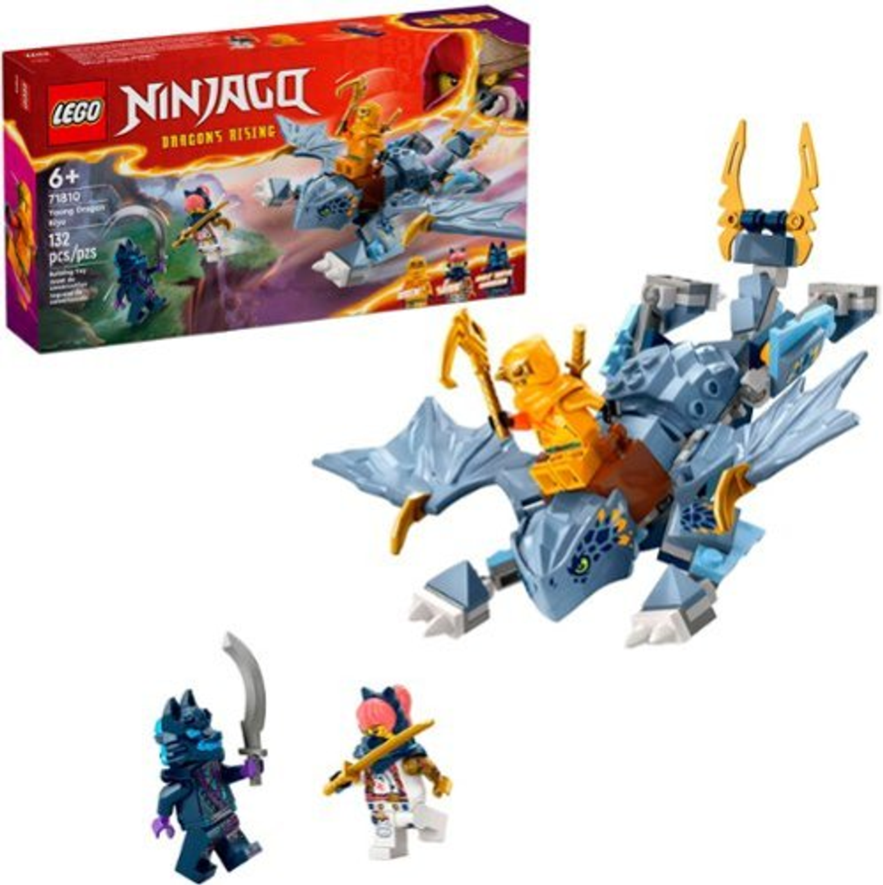 LEGO - NINJAGO Young Dragon Riyu Ninja Toy Set 71810