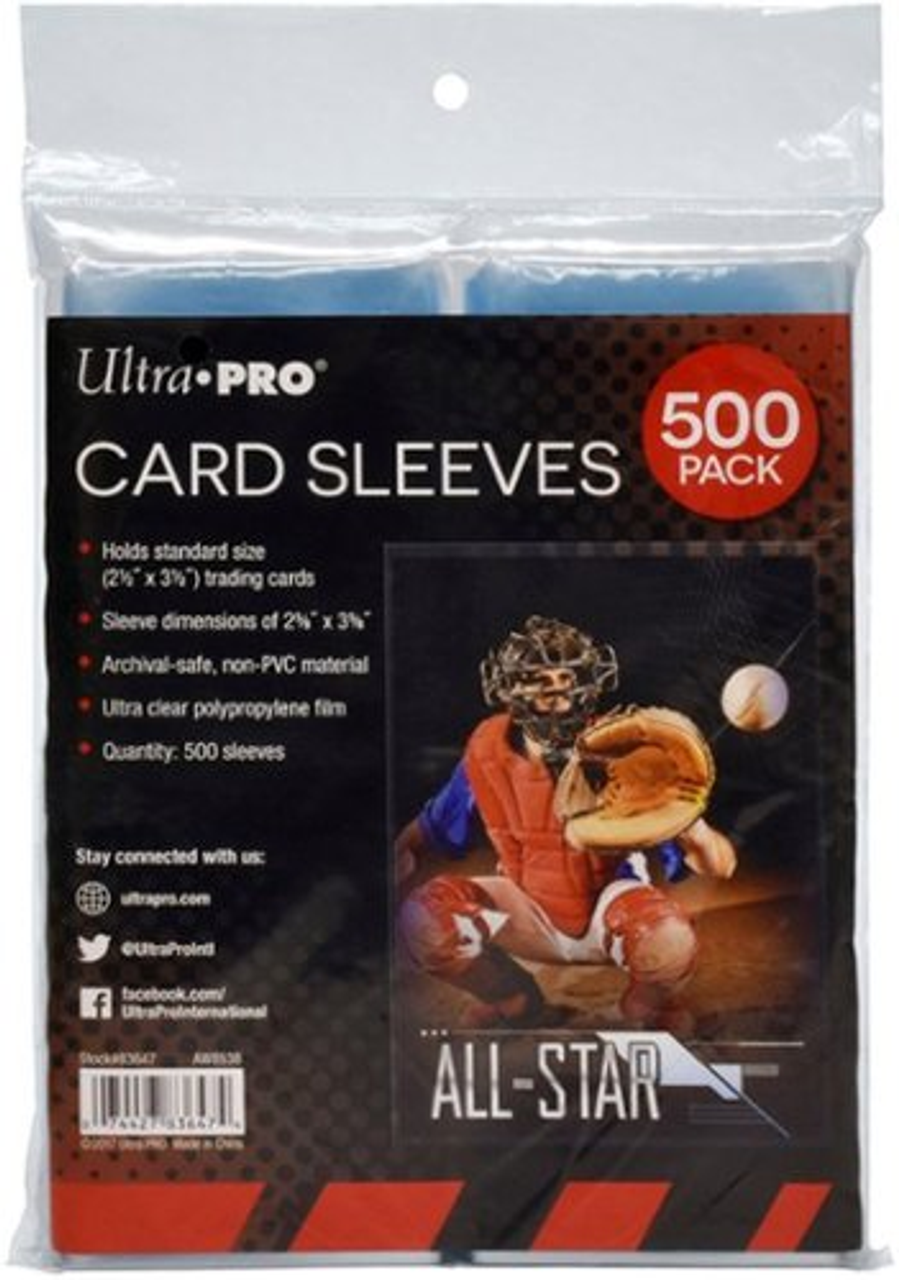 Ultra PRO 2.5" x 3.5" Soft Trading Card Penny Sleeves (500 Ct)