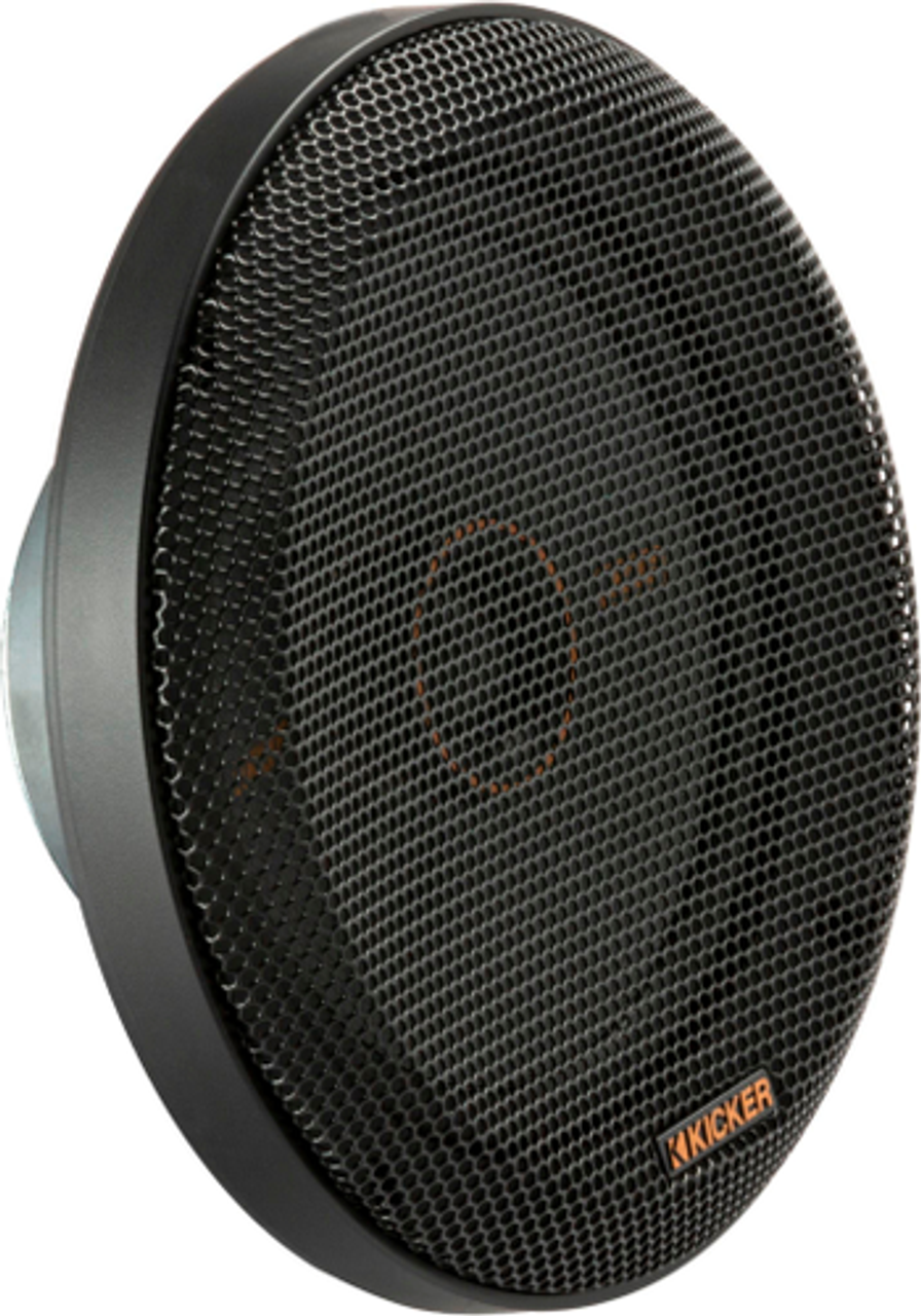 KICKER - KS Series 6-1/2" 2-Way Car Speakers with Polypropylene Cones (Pair) - Black