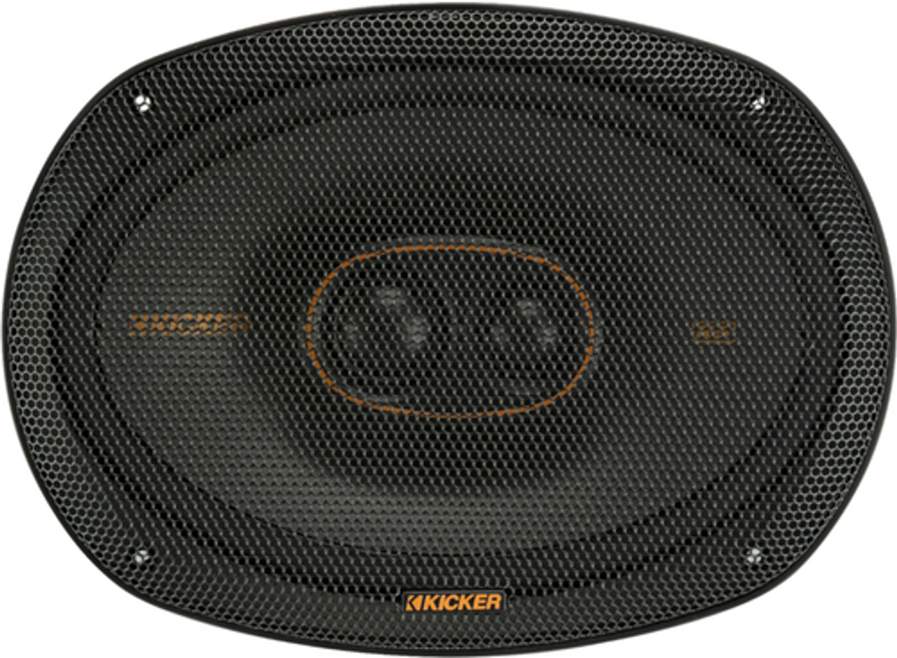 KICKER - KS Series 6" x 9" 2-Way Car Speakers with Polypropylene Cones (Pair) - Black