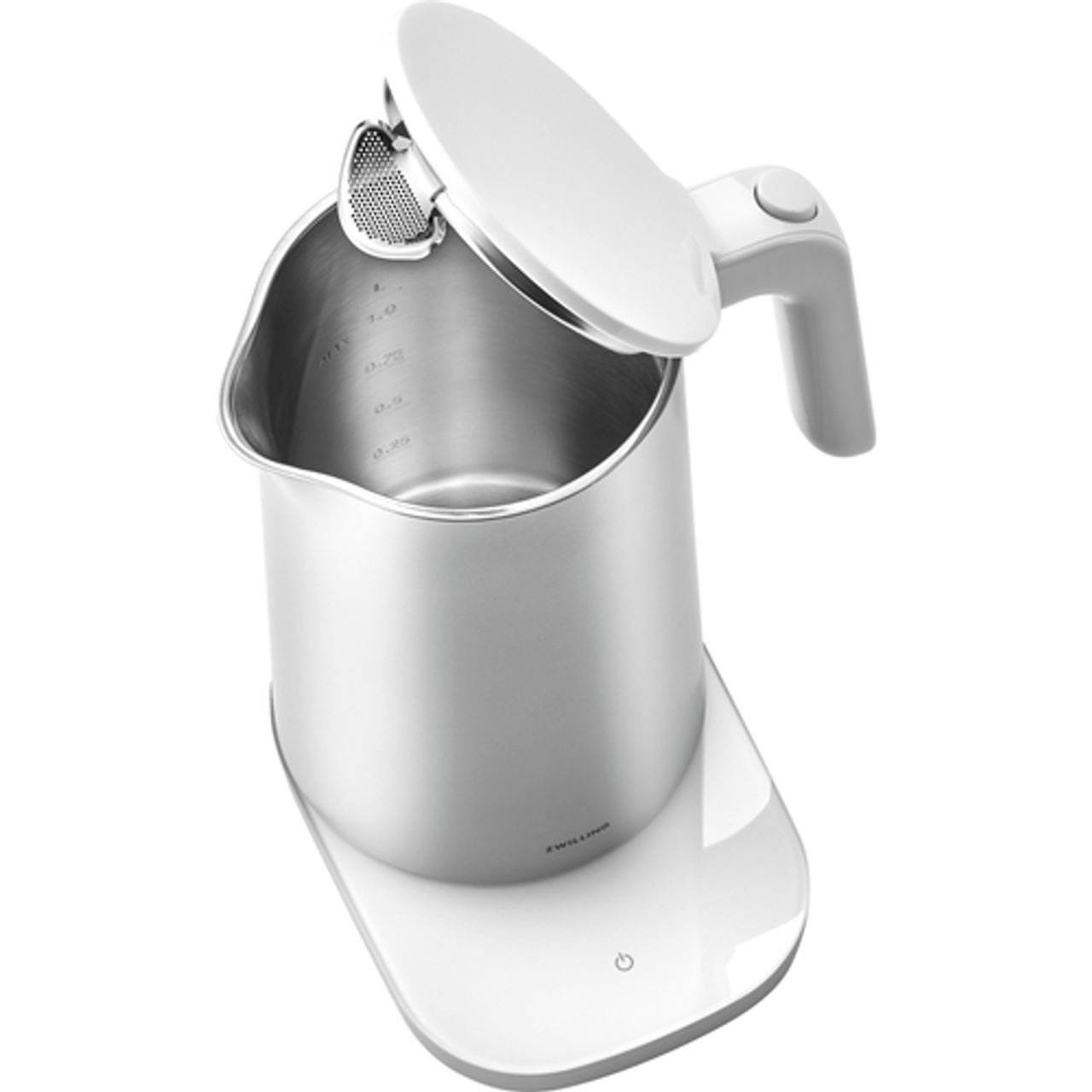 ZWILLING Enfinigy Cool Touch 1-Liter Electric Kettle Pro, Cordless Tea Kettle & Hot Water - Silver - Silver