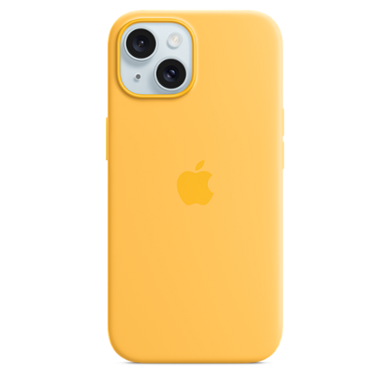 Apple - iPhone 15 Silicone Case with MagSafe - Sunshine