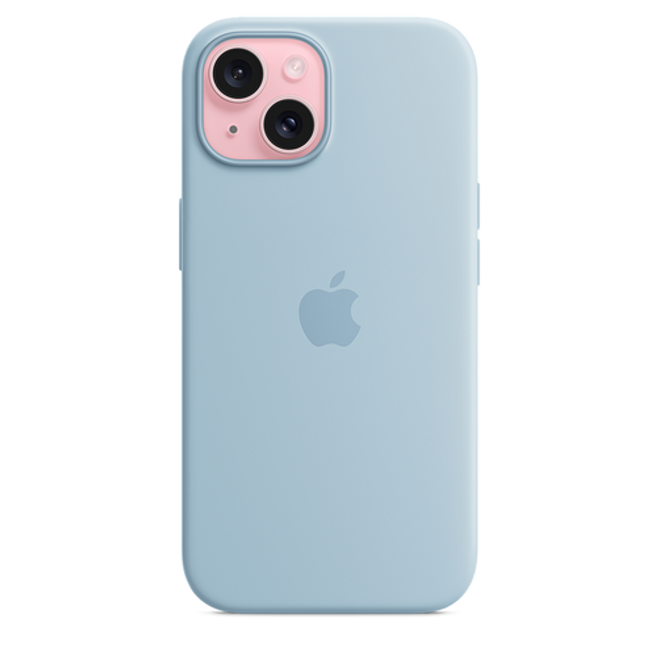 Apple - iPhone 15 Silicone Case with MagSafe - Light Blue