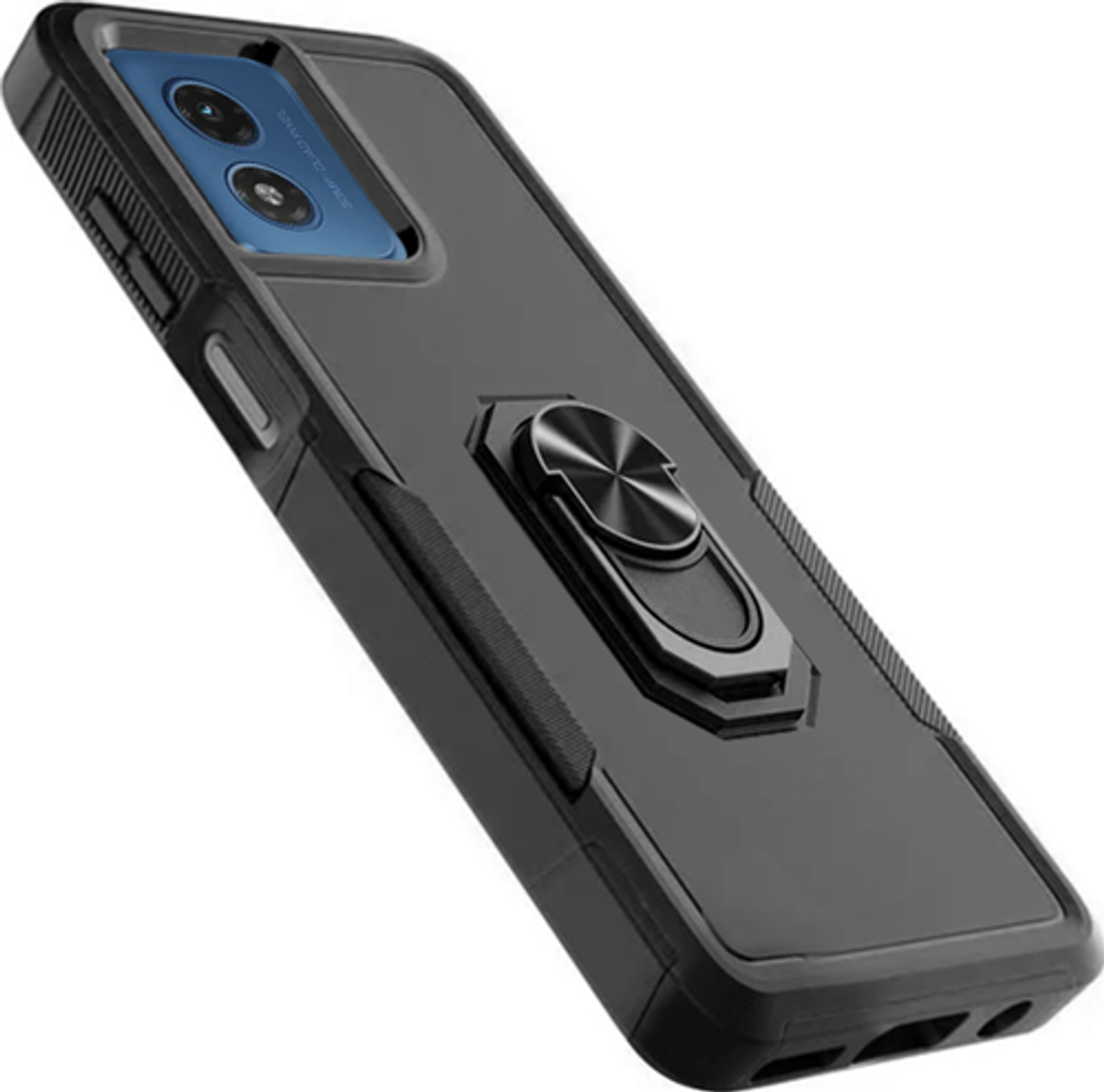SaharaCase - ArmorPro Kickstand Case for Motorola Moto G Play (2024) - Scorpion Black