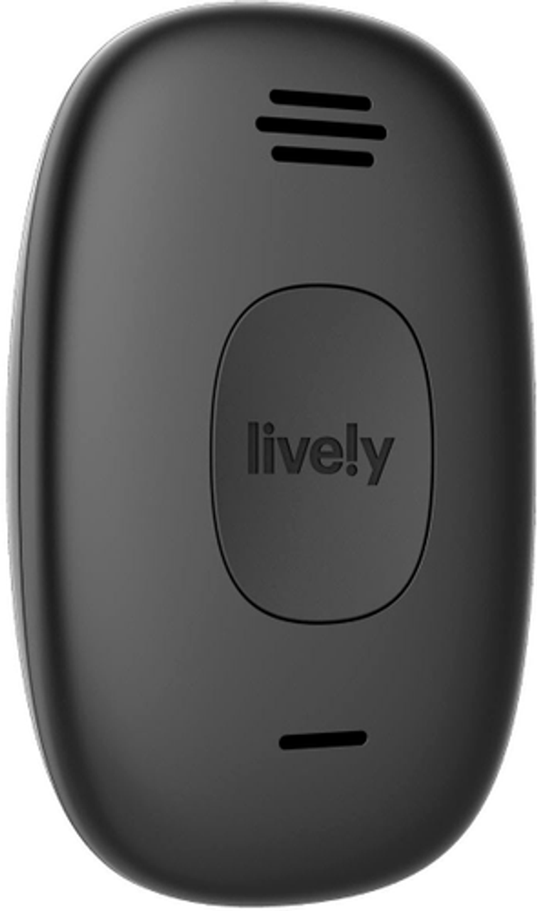 Lively™ - Lively Mobile2 All-in-One Medical Alert - Black