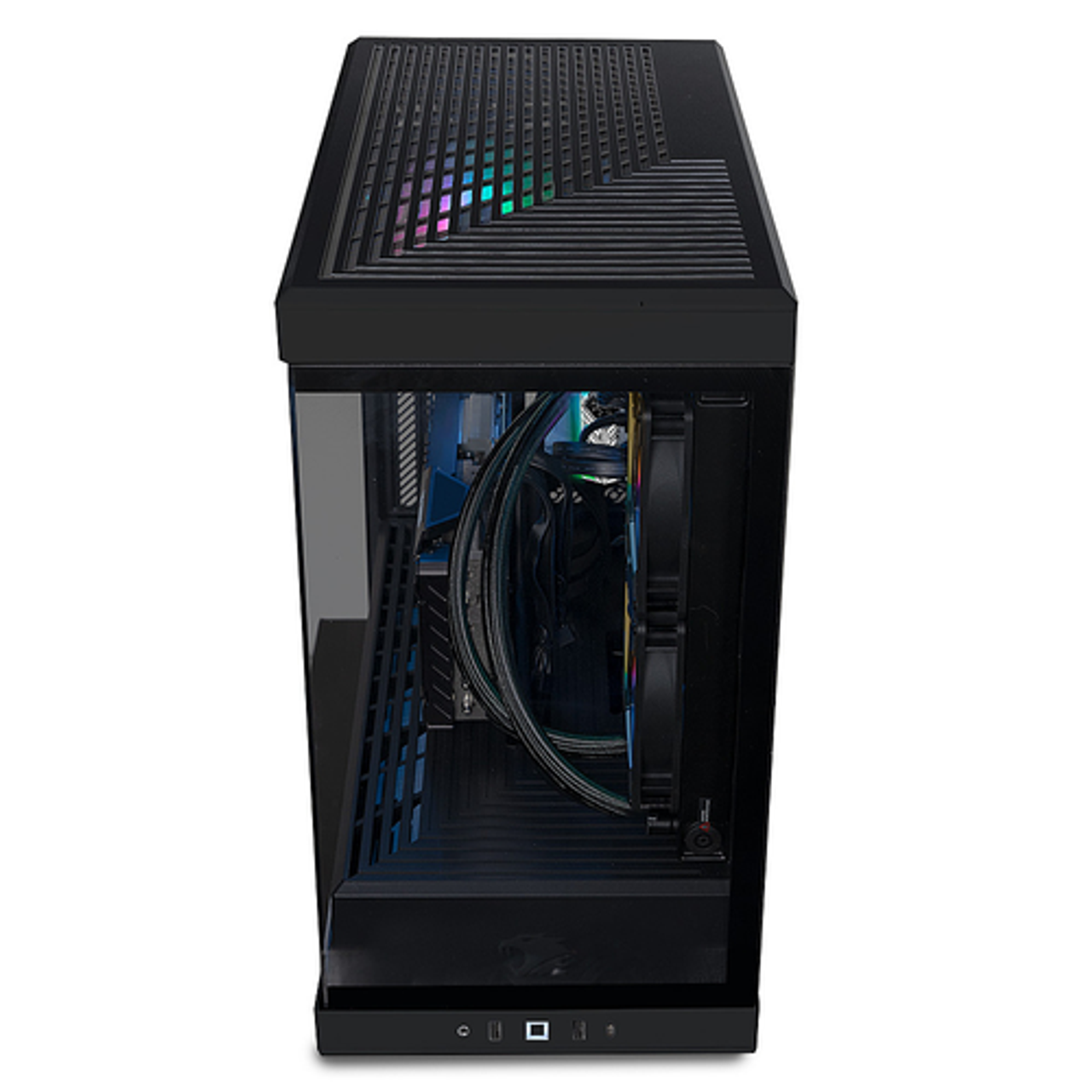 iBUYPOWER Y40PRO Black Gaming Desktop PC-Intel  i9 14900KF-NVIDIA GeForce RTX 4080 Super16GB-32GB DDR5 RGB RAM-2TB NVMe - Black