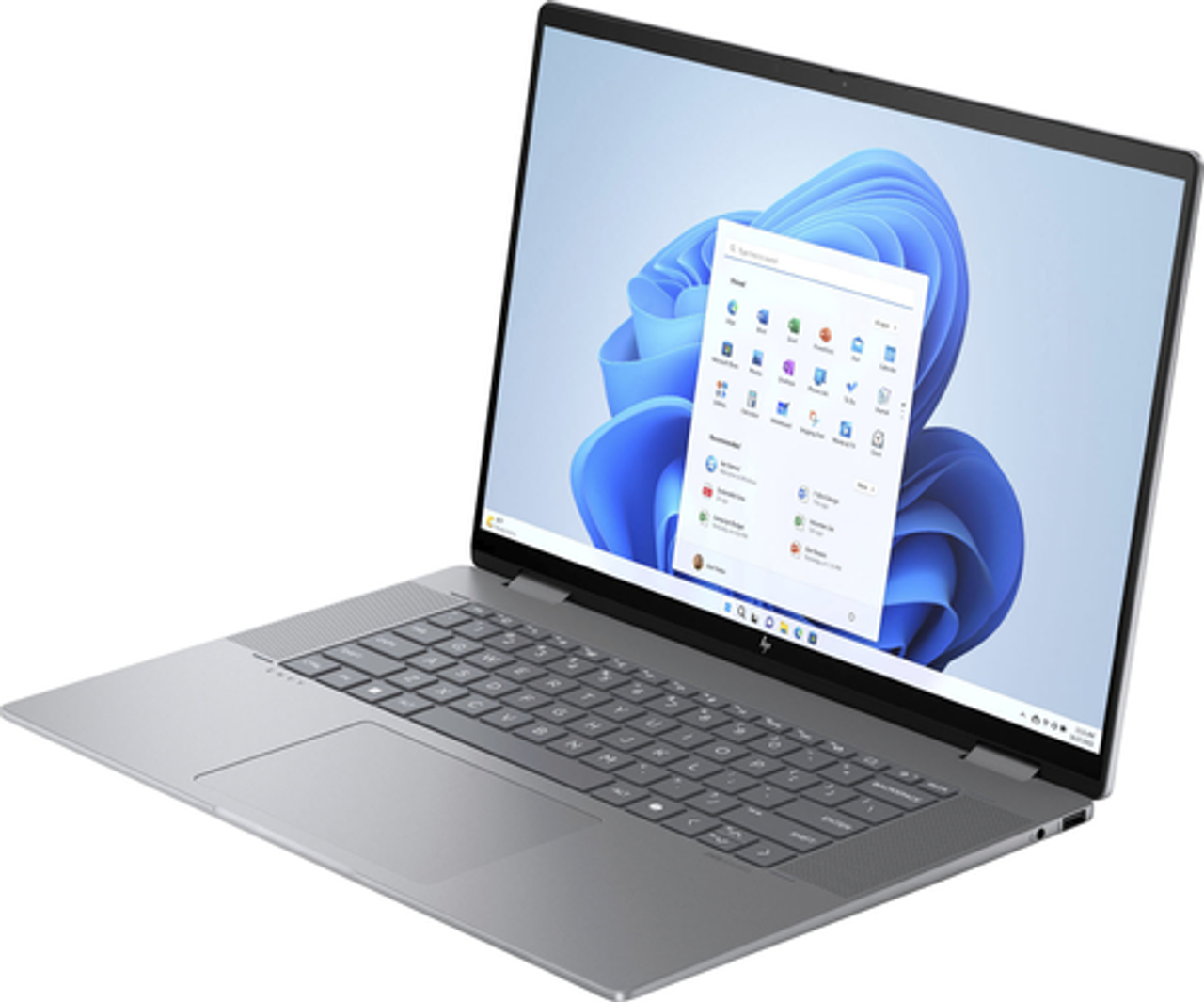 HP - Envy 2-in-1 16" Wide Ultra XGA Touch-Screen Laptop - AMD Ryzen 5 - 8GB Memory - 512GB SSD - Meteor Silver