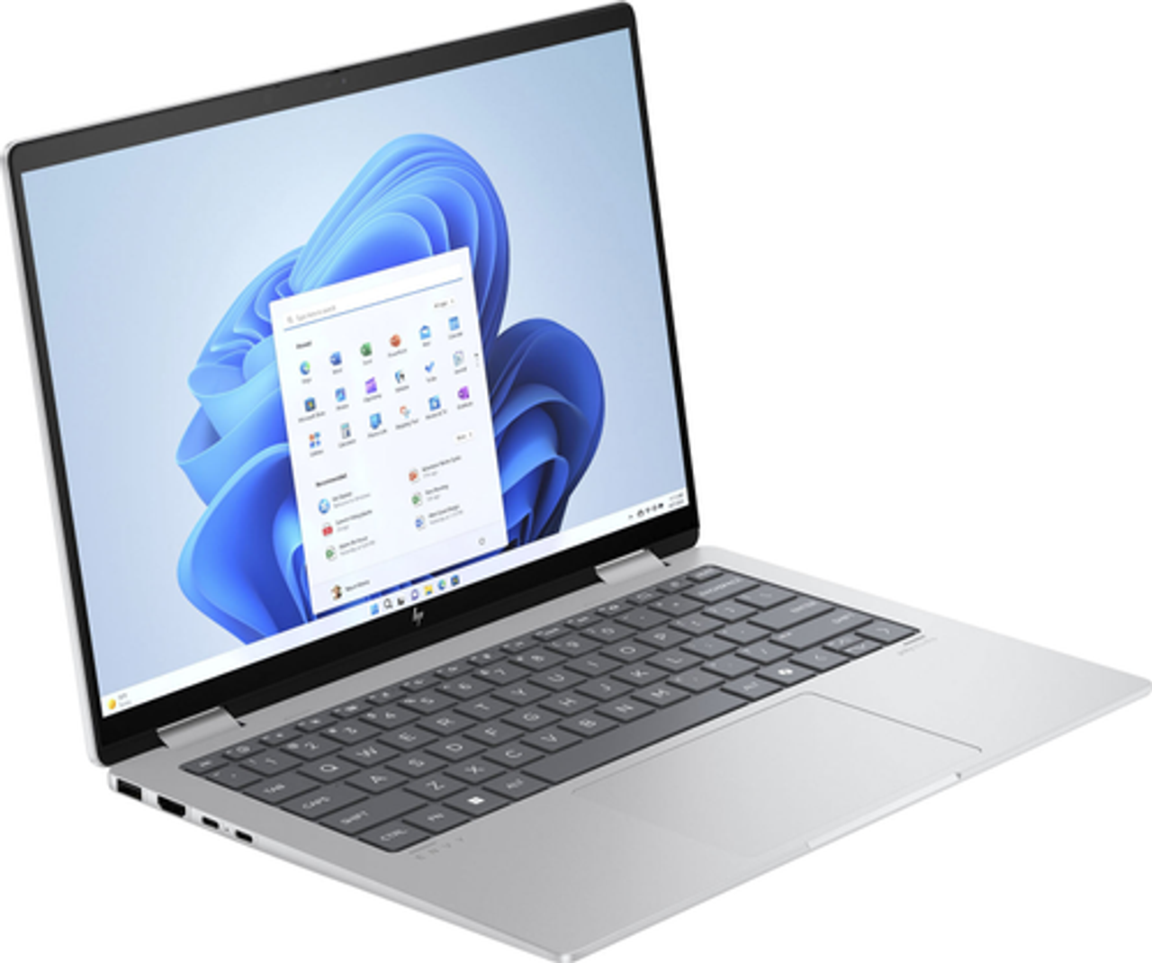 HP - Envy 2-in1 14" Wide Ultra XGA Touch-Screen Laptop - AMD Ryzen 7 - 16GB Memory - 1TB SSD - Glacier Silver