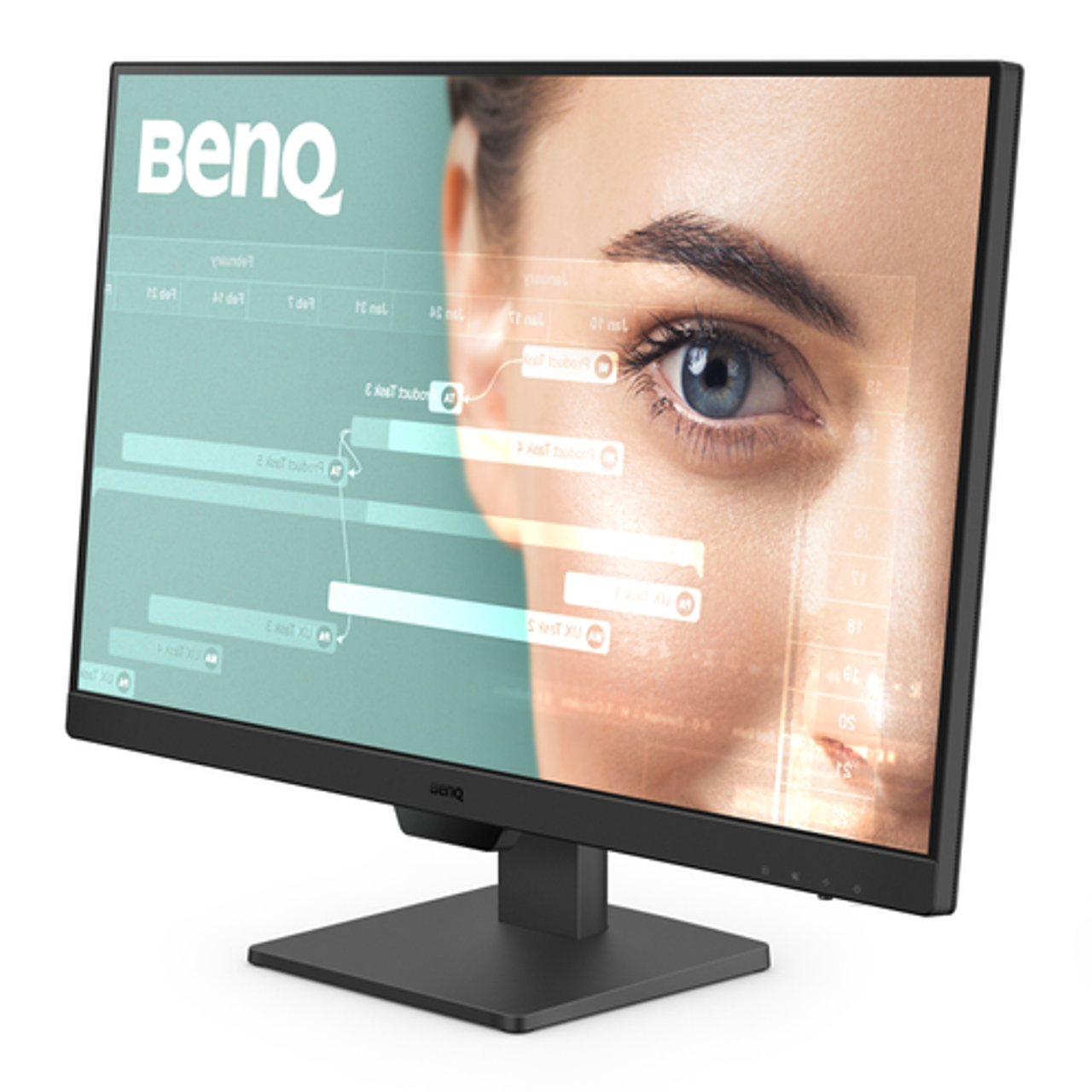 BenQ - GW2480 23.8" IPS LED 1080p Monitor FHD 100Hz Ultra-Slim Bezel with Brightness Intelligence (HDMI/DP) - Black