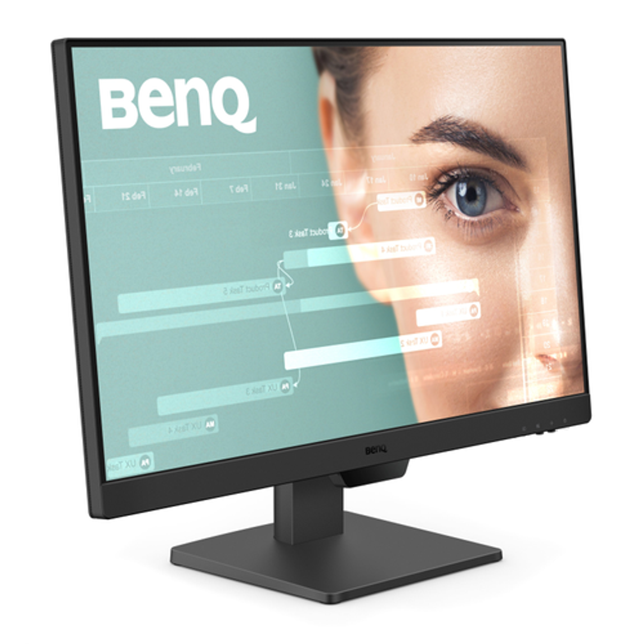 BenQ - GW2480 23.8" IPS LED 1080p Monitor FHD 100Hz Ultra-Slim Bezel with Brightness Intelligence (HDMI/DP) - Black